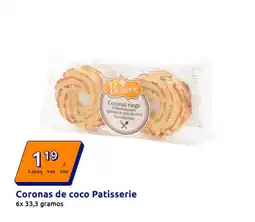 Action Coronas de coco Patisserie oferta