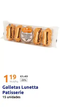 Action Galletas Lunetta Patisserie oferta