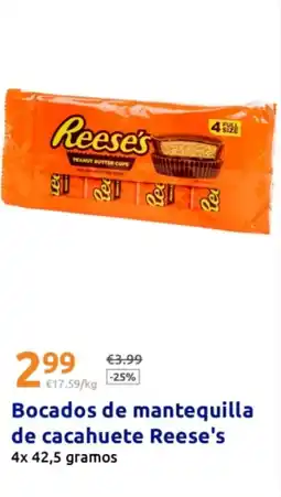 Action REESE'S Bocados de mantequilla de cacahuete oferta