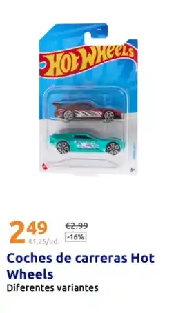 Action Coches de carreras Hot Wheels oferta