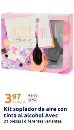 Action Kit soplador de aire con tinta al alcohol Avec oferta