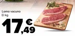 Supeco Lomo vacuno oferta