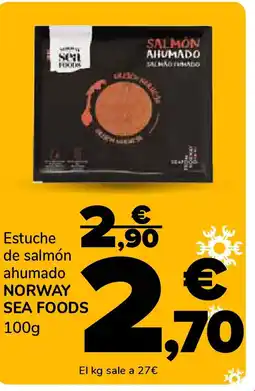 Supeco Estuche de salmón ahumado oferta