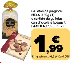 Supeco MELS Galletas de jengibre oferta