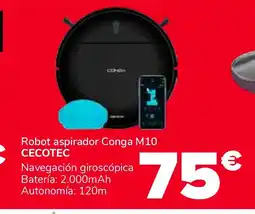 Supeco CECOTEC Robot aspirador Conga M10 oferta
