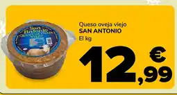 Supeco SAN ANTONIO Queso oveja viejo oferta
