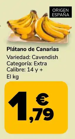 Supeco Plátano de Canarias oferta