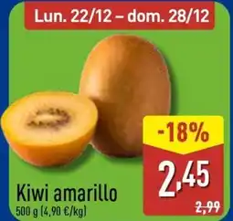 ALDI Kiwi amarillo oferta