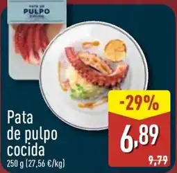 ALDI Pata de pulpo cocida oferta