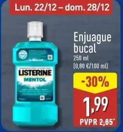 ALDI Enjuague bucal oferta