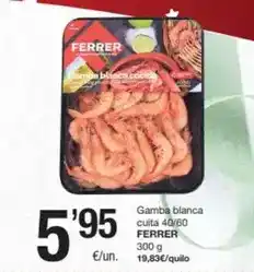 SPAR Fragadis Ferrer - gamba blanca cuita 40/60 oferta