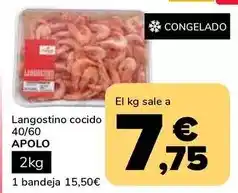 Supeco Apolo - langostino cocido oferta