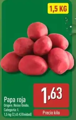 ALDI Papa roja oferta