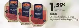 Supermercados Lupa Argal - chorizo pamplona, chorizo regio o salchichón regio oferta