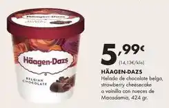 Supermercados Lupa Häagen-dazs - helado de chocolate belga, strawberry cheesecake o vainilla con nueces de macadamia oferta
