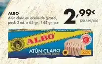 Supermercados Lupa Albo - atún claro en aceite de girasol oferta