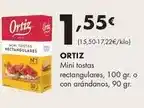 Supermercados Lupa Ortiz - mini tostas rectangulares oferta