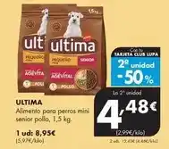 Supermercados Lupa Ultima - alimento para perros mini senior pollo oferta