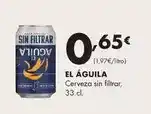 Supermercados Lupa El aguila - cerveza sin filtrar oferta