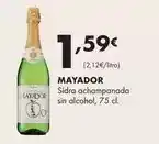 Supermercados Lupa Mayador - sidra achampanada sin alcohol oferta