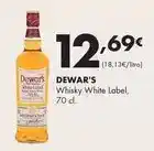 Supermercados Lupa Dewar's - whisky white label oferta