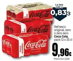 Unide Supermercados Coca-cola - refresco original, zero o zero zero oferta