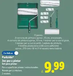 Lidl Parkside - set para pintar oferta