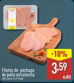 ALDI Filetes de pechuga de pollo extratierňa oferta