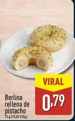 ALDI Berlina rellena de pistacho oferta