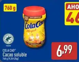 ALDI COLA CAO Cacao soluble oferta