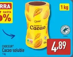 ALDI CHOCEUR Cacao soluble oferta