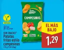 ALDI SUN SNACKS Patatas fritas estilo campesinas oferta