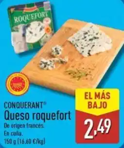 ALDI CONQUERANT Queso roquefort oferta