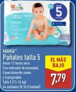 ALDI MAMIA Pañales talla 5 oferta