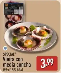 ALDI SPECIAL Vieira con media concha oferta
