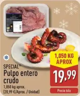 ALDI SPECIAL Pulpo entero crudo oferta