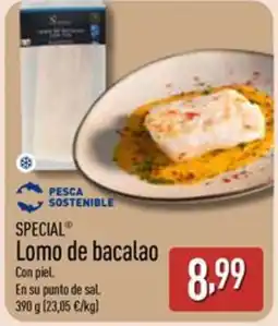 ALDI SPECIAL Lomo de bacalao oferta