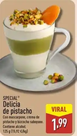 ALDI SPECIAL Delicia de pistacho oferta