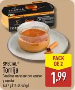 ALDI SPECIAL Torrija oferta