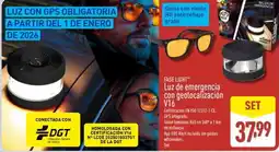 ALDI FASE LIGHT Luz de emergencia con geolocalización V16 oferta