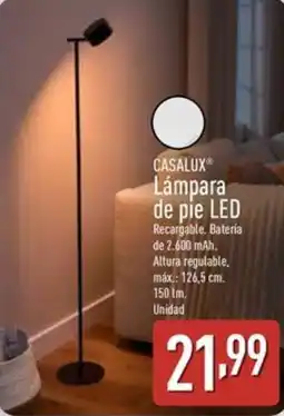 ALDI CASALUX Lámpara de pie LED oferta