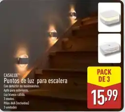 ALDI CASALUX Puntos de luz para escalera oferta