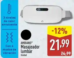 ALDI AMBIANO Masajeador Lumbar oferta