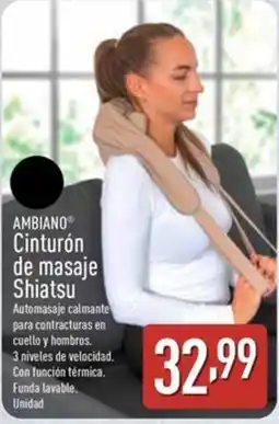 ALDI AMBIANO Cinturón de masaje Shiatsu oferta