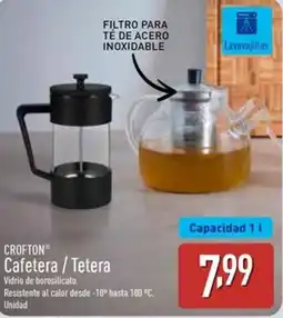 ALDI CROFTON Cafetera / Tetera oferta