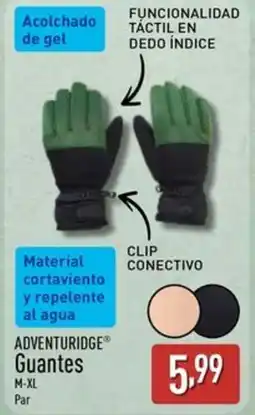 ALDI ADVENTURIDGE Guantes oferta