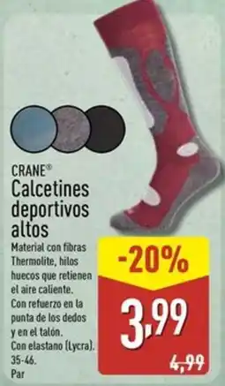 ALDI CRANE Calcetines deportivos altos oferta