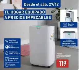 ALDI AMBIANO Deshumidificador oferta
