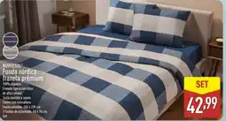ALDI NOVITESSE Funda nórdica franela prémium oferta
