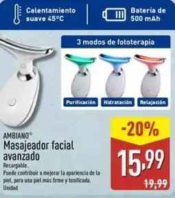 ALDI AMBIANO Masajeador facial avanzado oferta